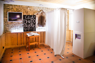 La cabine de Photo Booth. La cabine de Photo Booth.